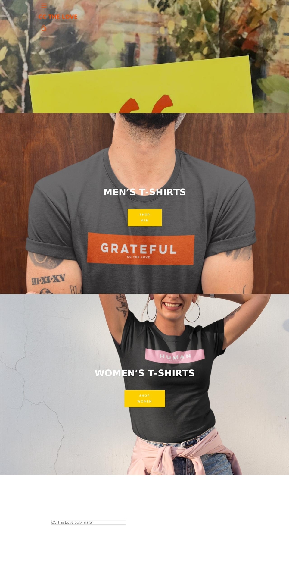 ccthelove.com — Shopify storefront screenshot
