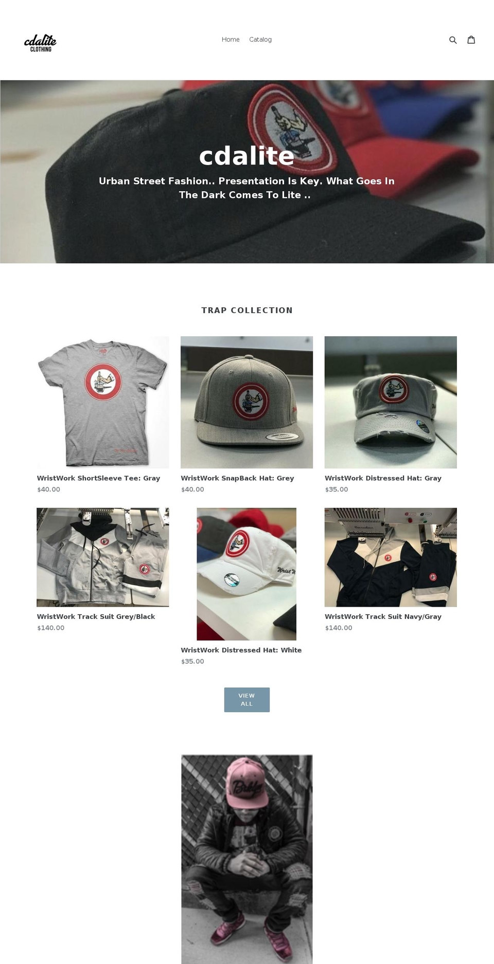 cdaliteclothing.com shopify website screenshot