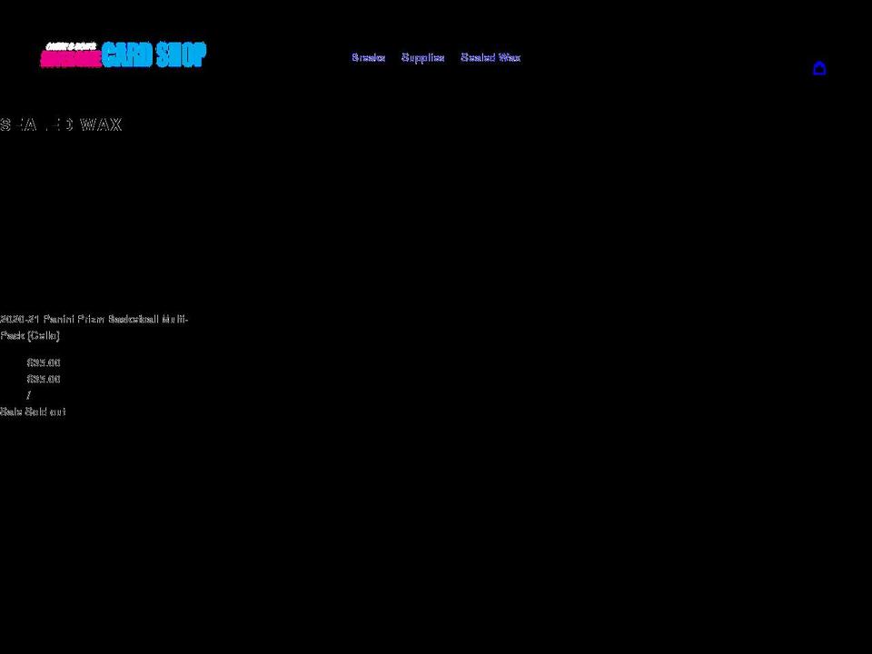 cdawesomecardshop.com shopify website screenshot