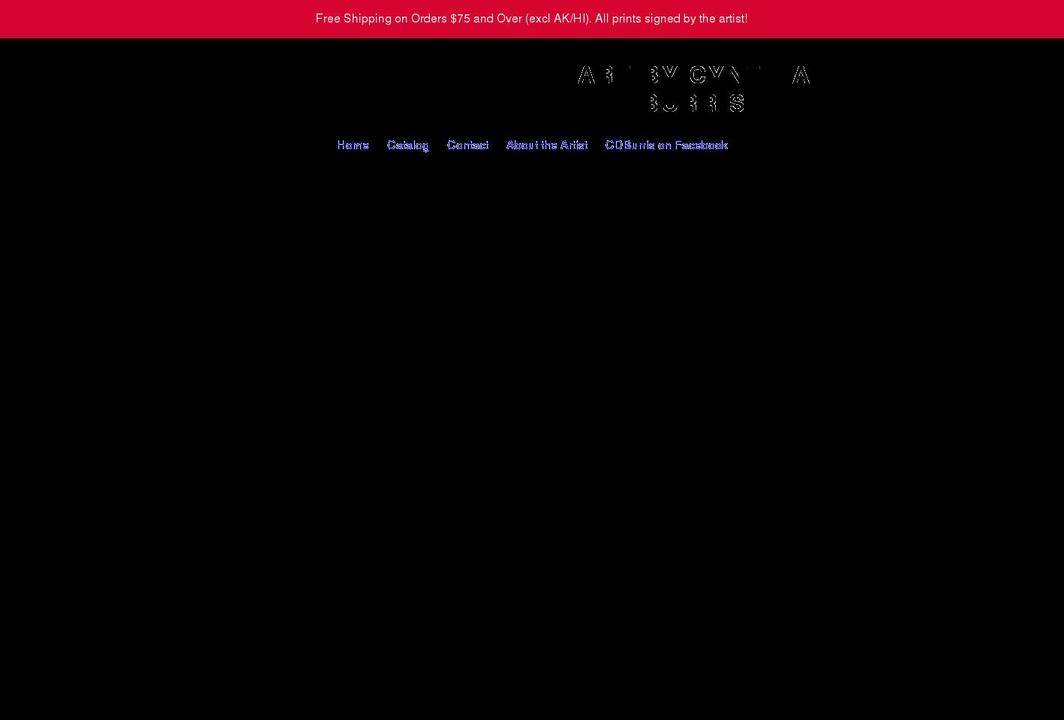 cdburris.com shopify website screenshot