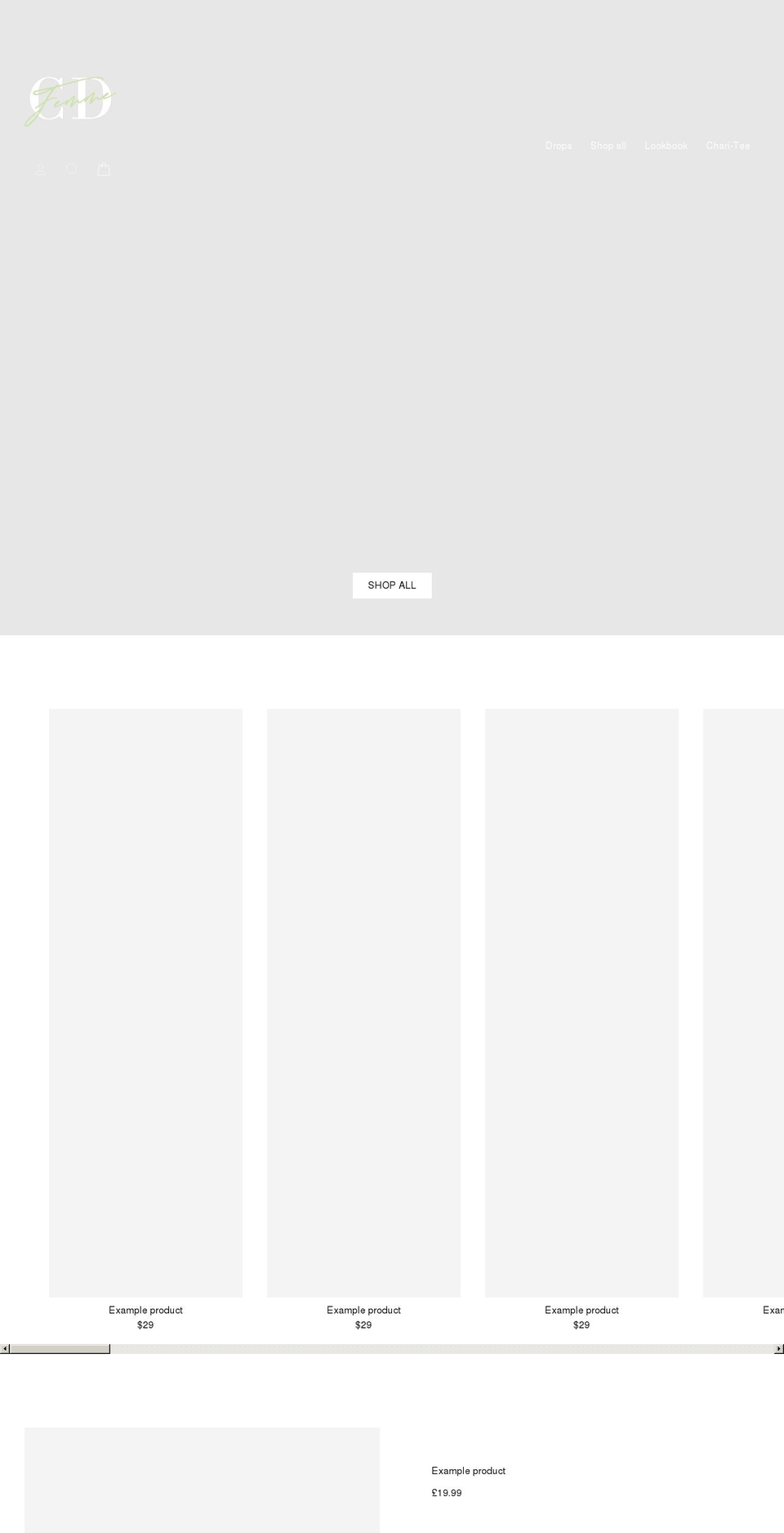 cdfemme.com shopify website screenshot