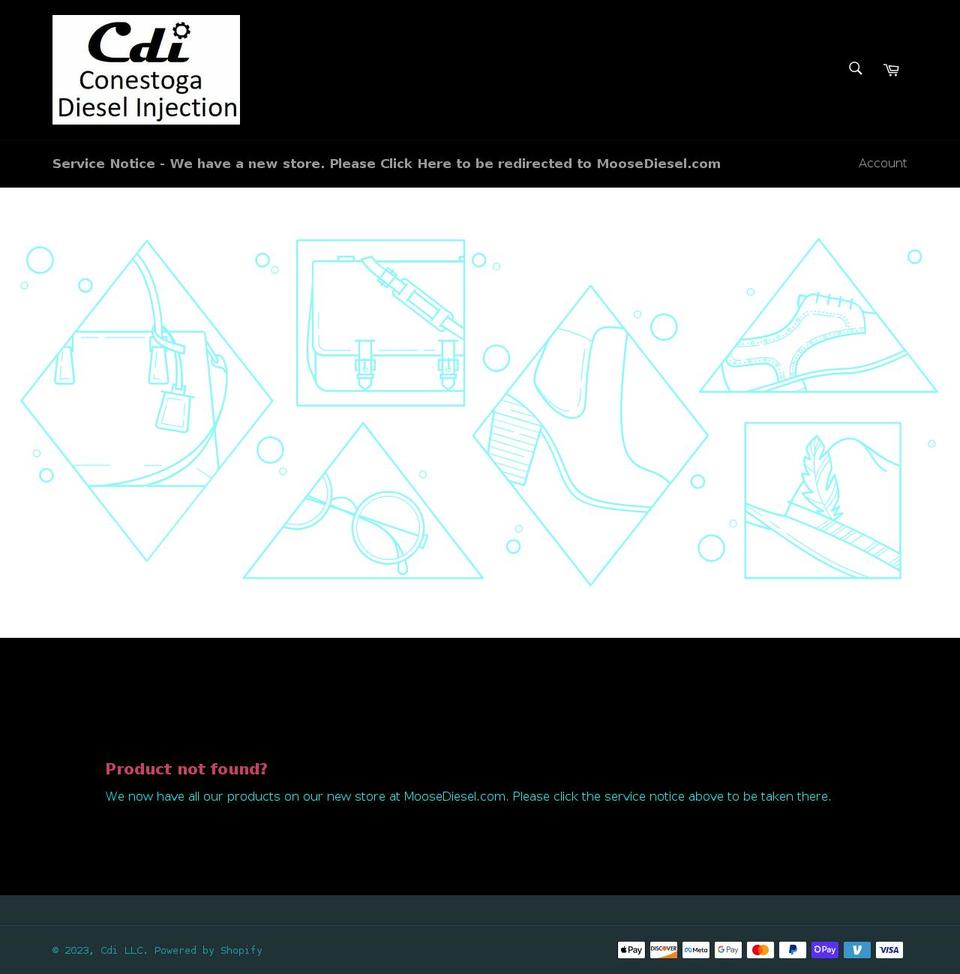 cdi-llc.myshopify.com shopify website screenshot