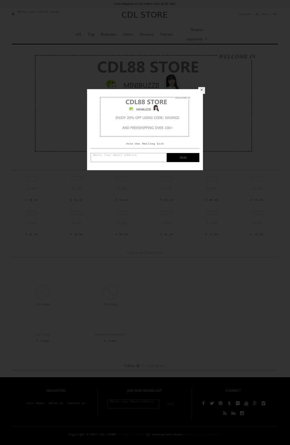 cdl88.com shopify website screenshot