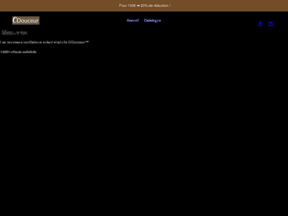 cdouceur.com shopify website screenshot