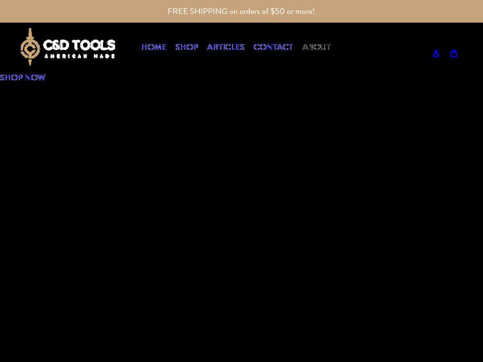 cdtoolsusa.com shopify website screenshot