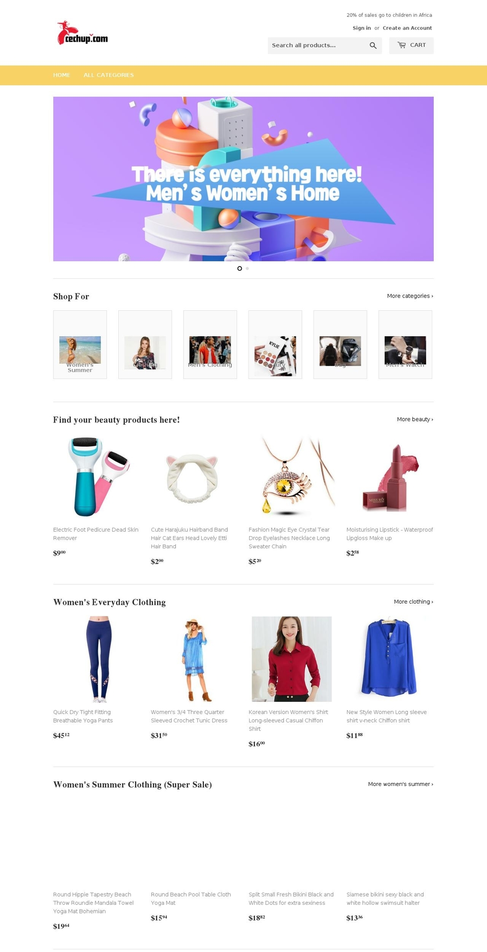 cechup.com — Shopify storefront screenshot