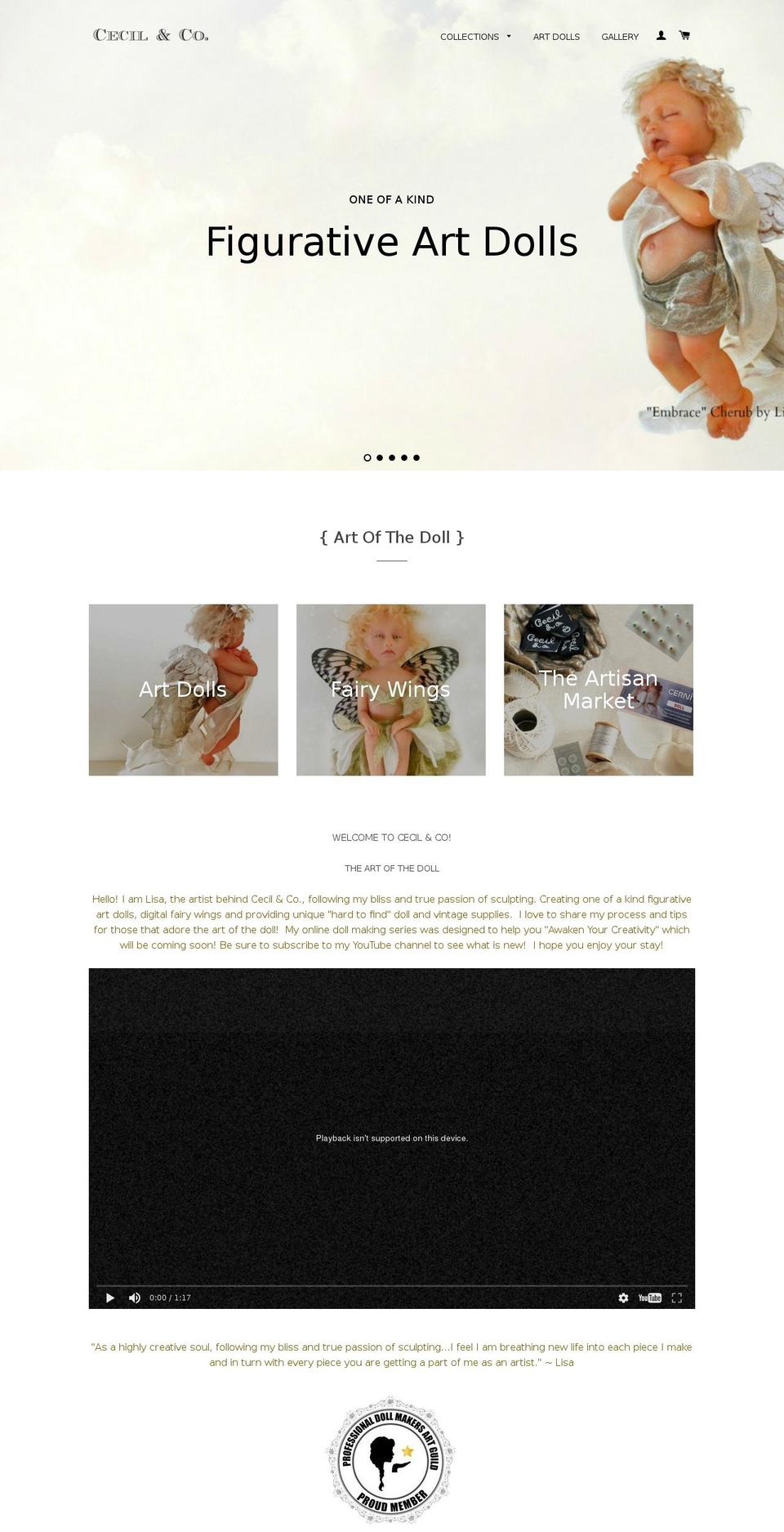 cecilandco.com shopify website screenshot