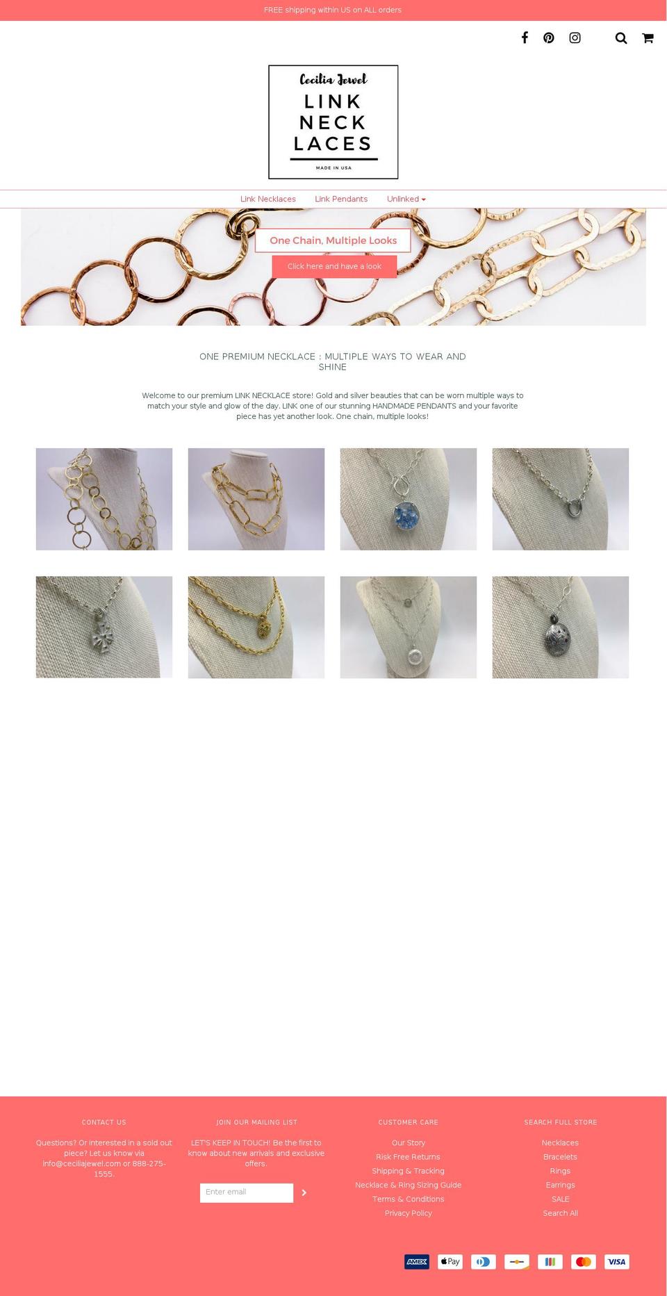 ceciliajewel.com — Shopify storefront screenshot