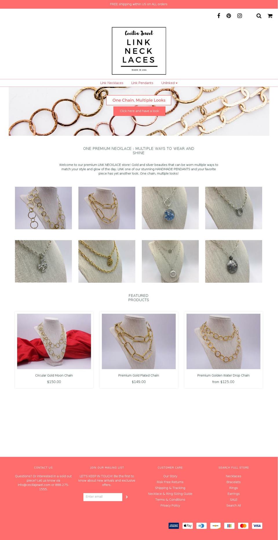 ceciliajewel.org shopify website screenshot