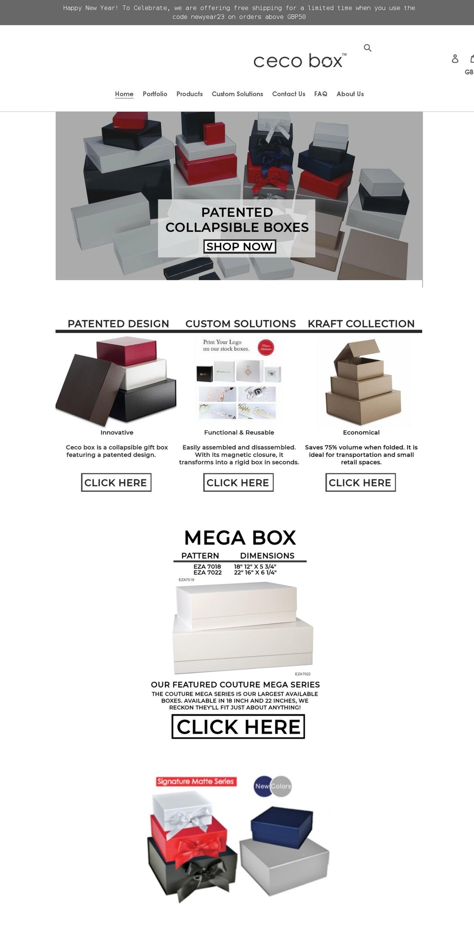 cecobox.co.uk shopify website screenshot