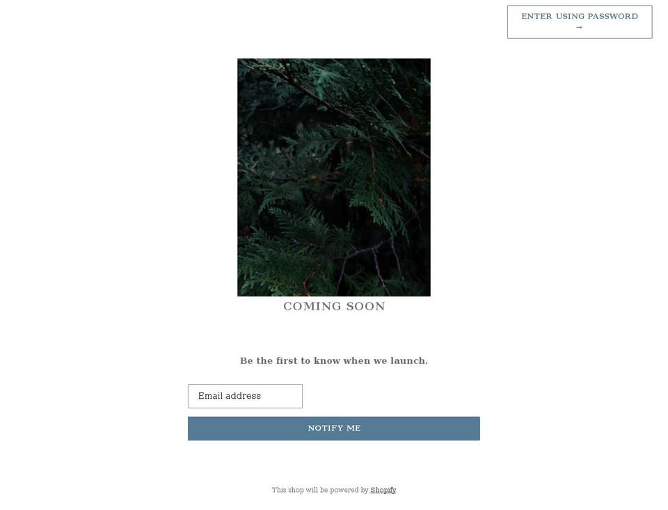 cedar-and-the-crow.myshopify.com shopify website screenshot