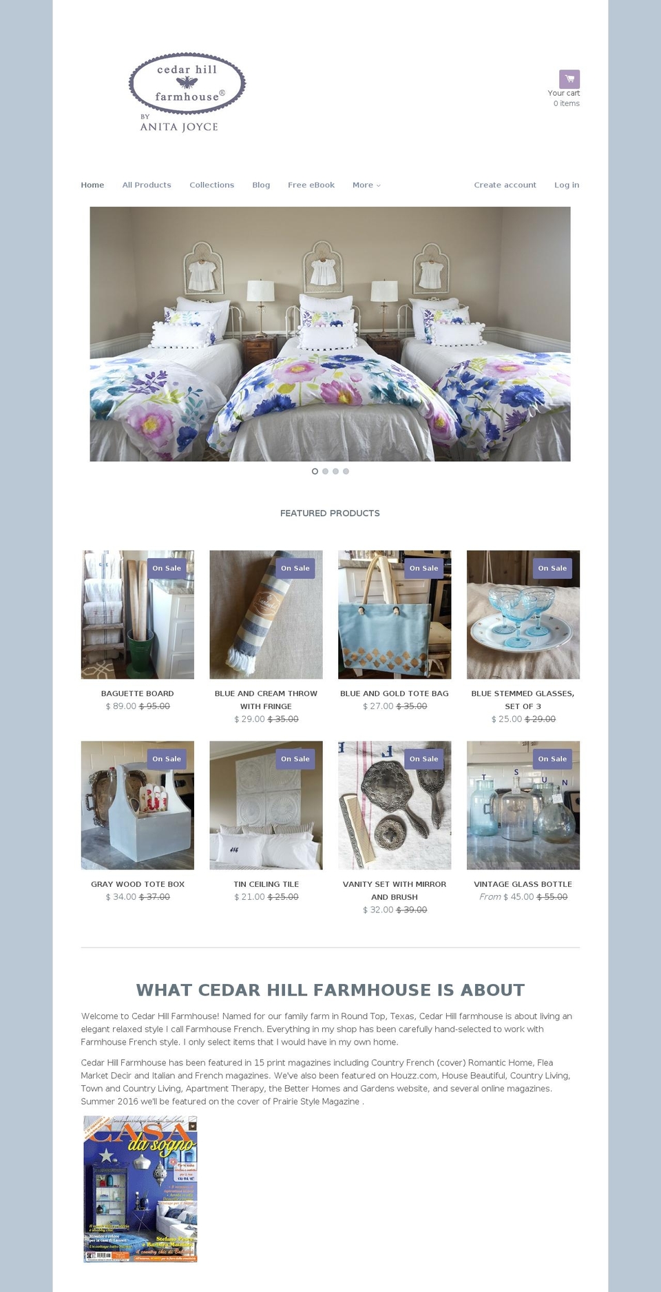cedarhillfarmhouse.myshopify.com shopify website screenshot