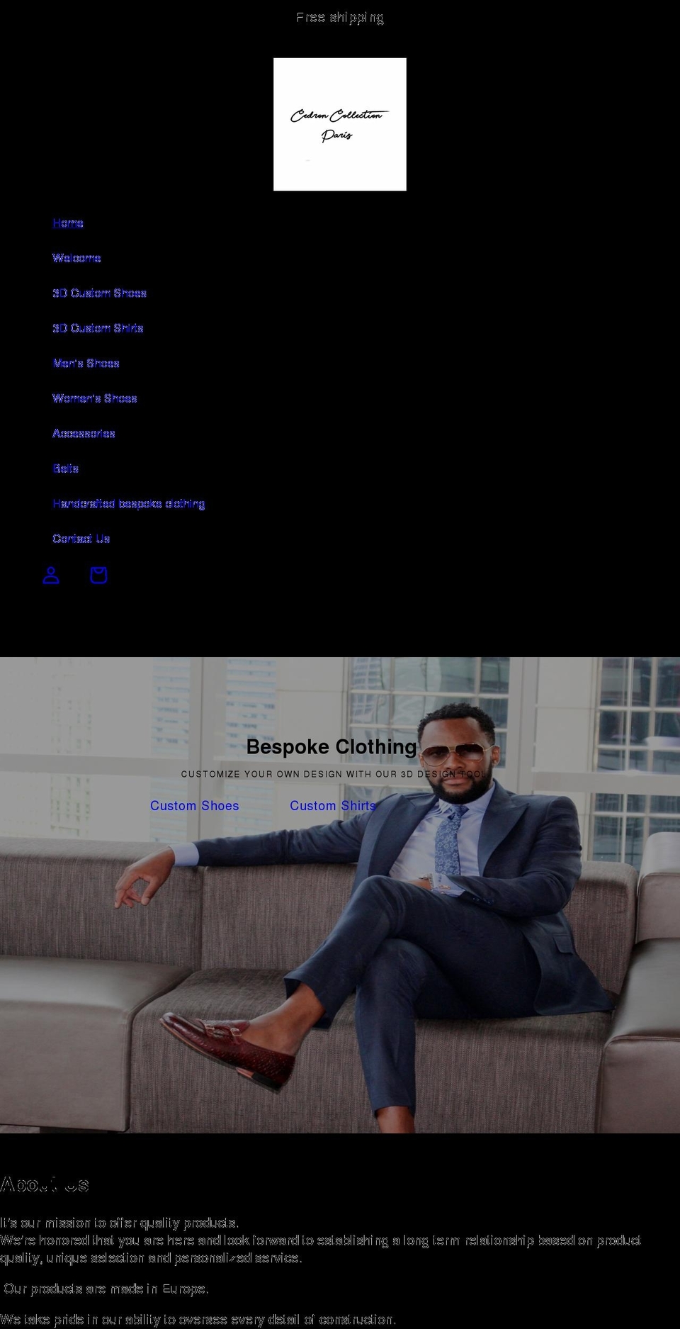 cedroncollection.com shopify website screenshot