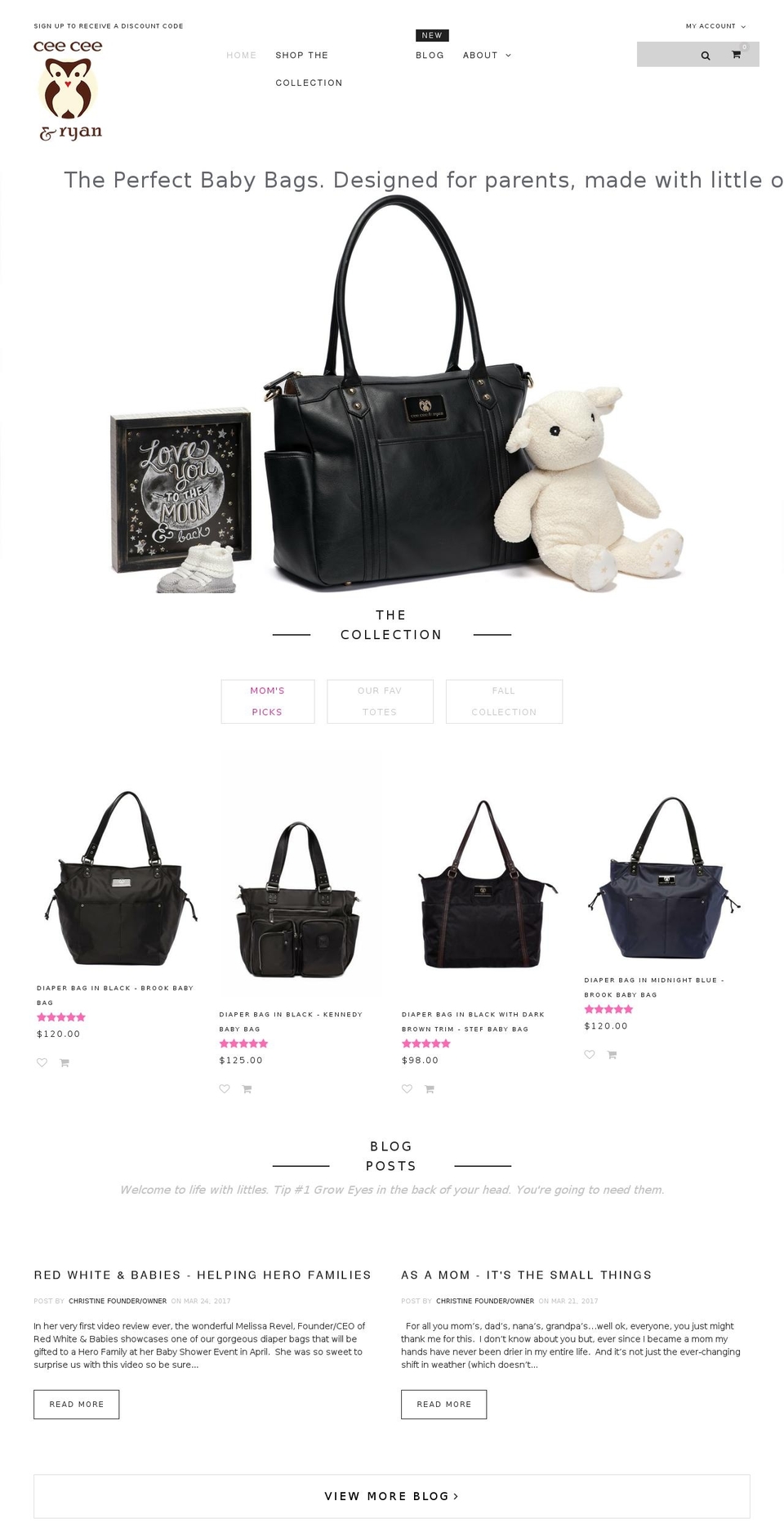 ceeceeandryan.com shopify website screenshot