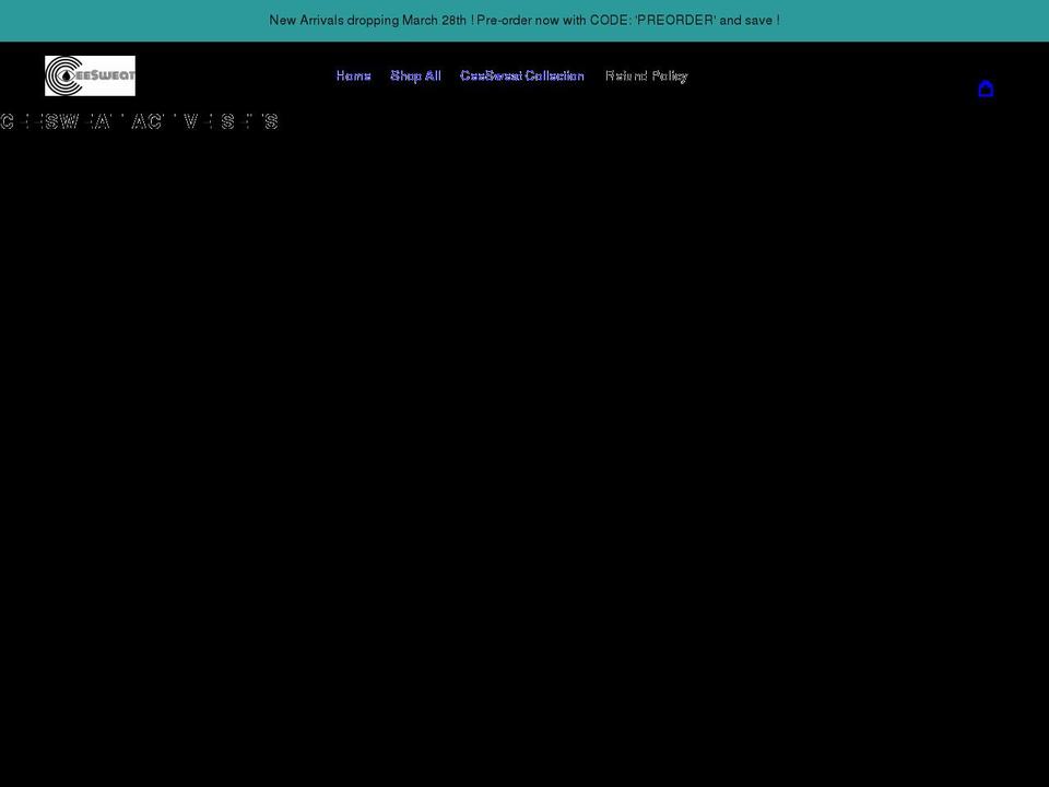 ceesweat.com shopify website screenshot