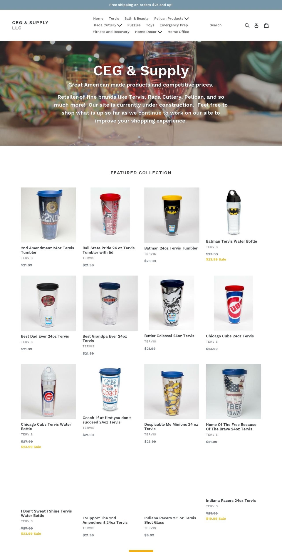 cegsupply.com shopify website screenshot
