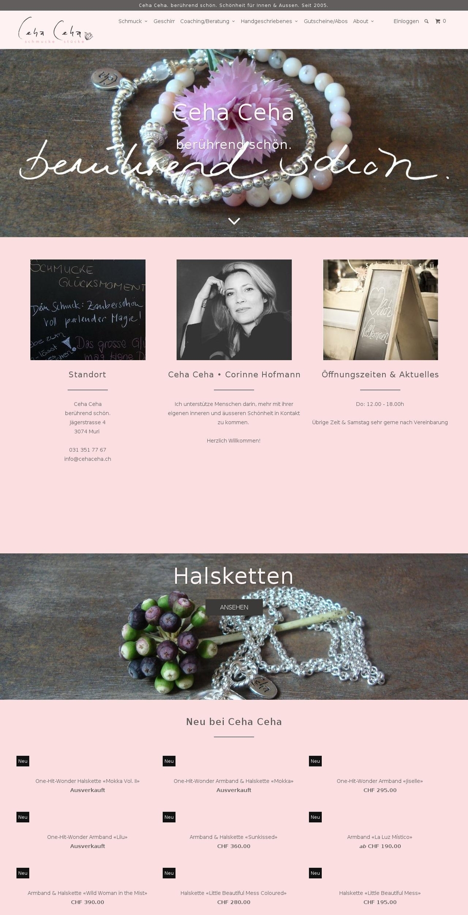 cehaceha.com — Shopify storefront screenshot