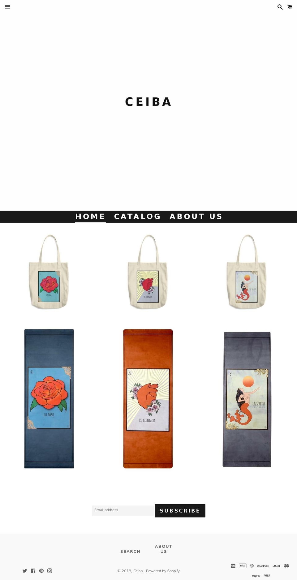 ceibala.com shopify website screenshot