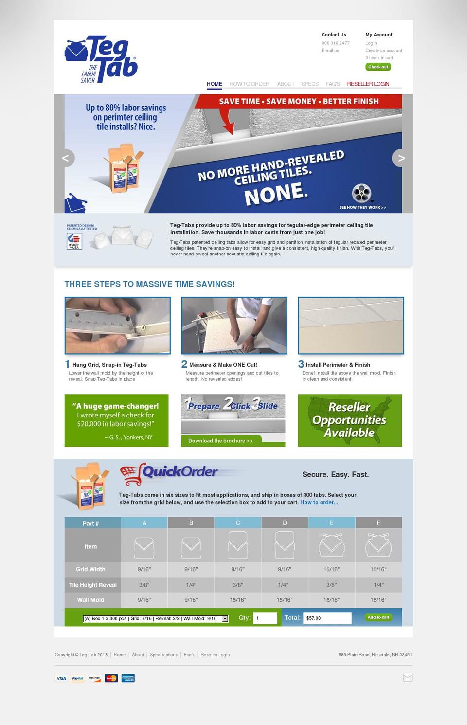 Paradigm V2.0 - Wholesaler Discounts \u0026 Upsell Shopify theme site example ceilingtab.com