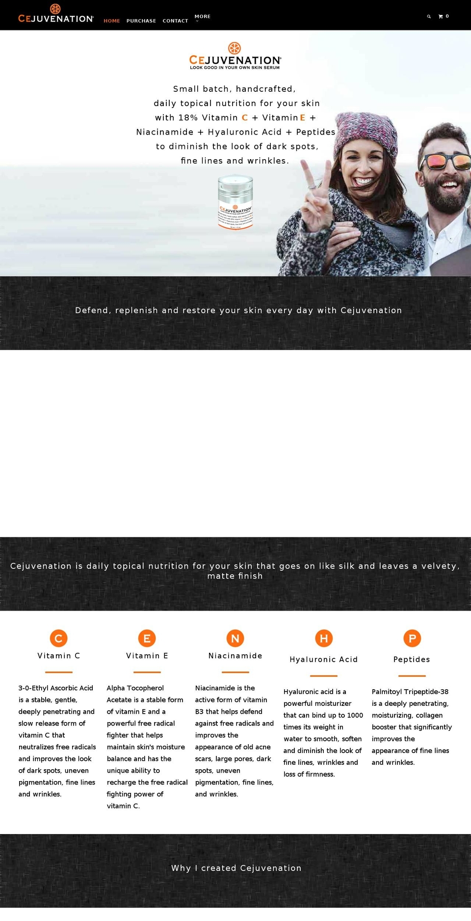 cejuvenation.com shopify website screenshot