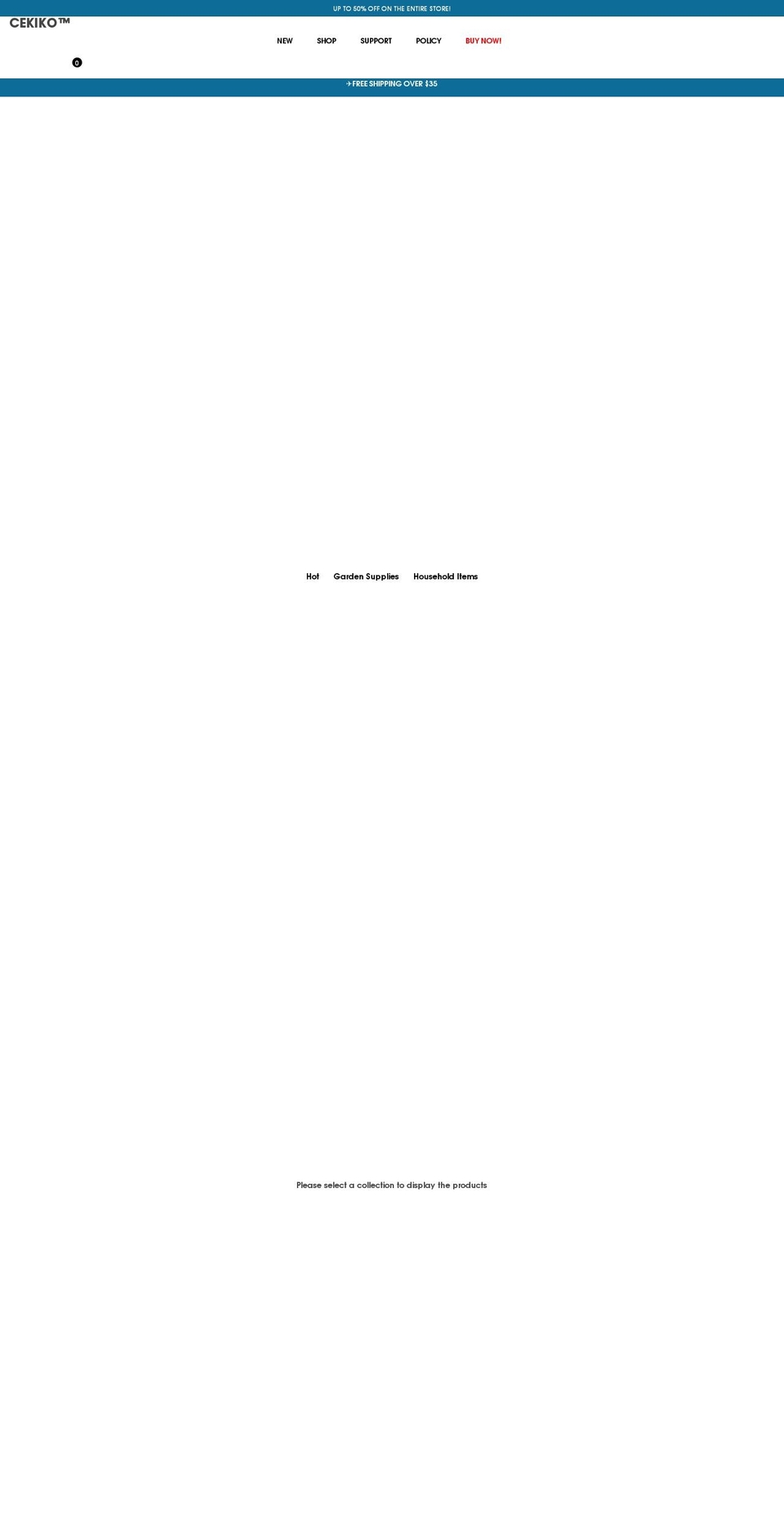 cekiko.com shopify website screenshot