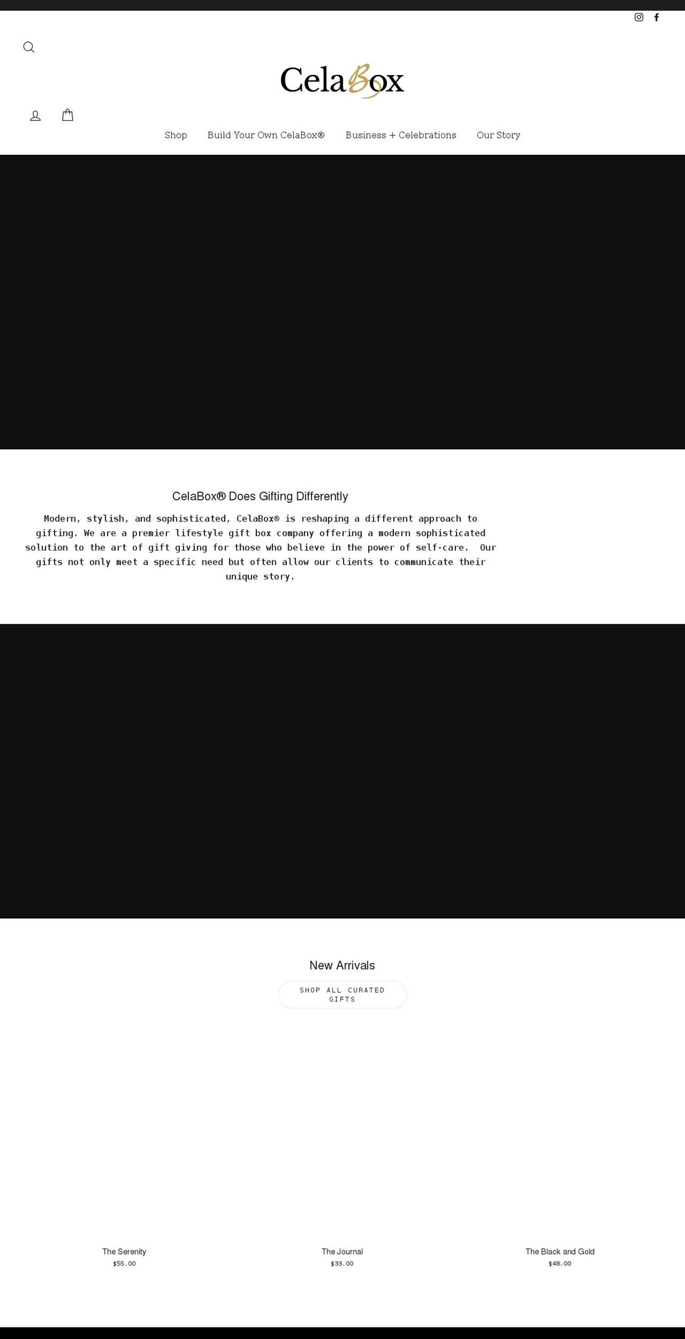 celabox.com shopify website screenshot