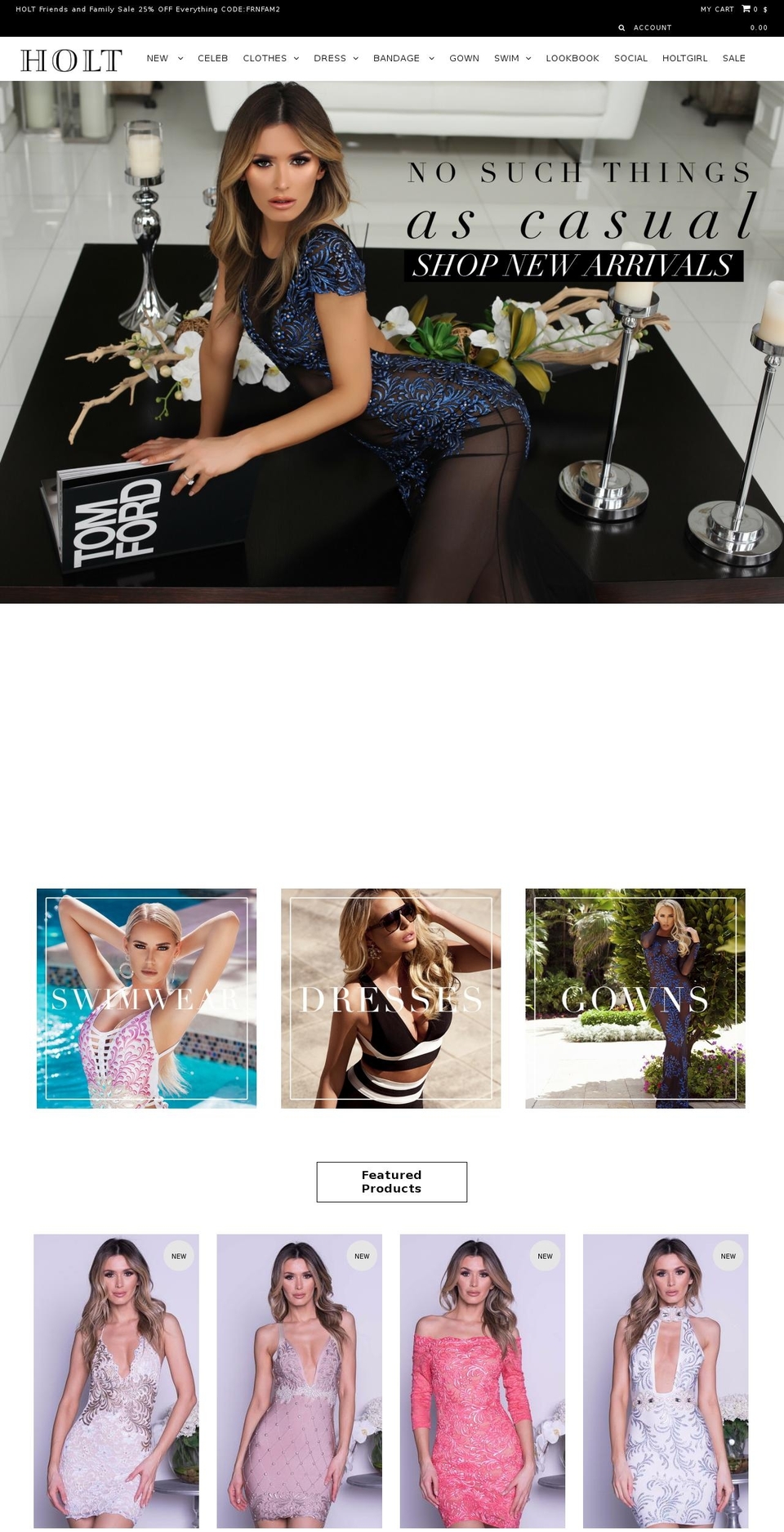 celebboutiquedress.com shopify website screenshot