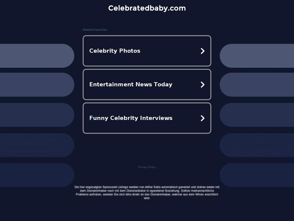 Copy of Brooklyn - 2018\/04\/13 Shopify theme site example celebratedbaby.com