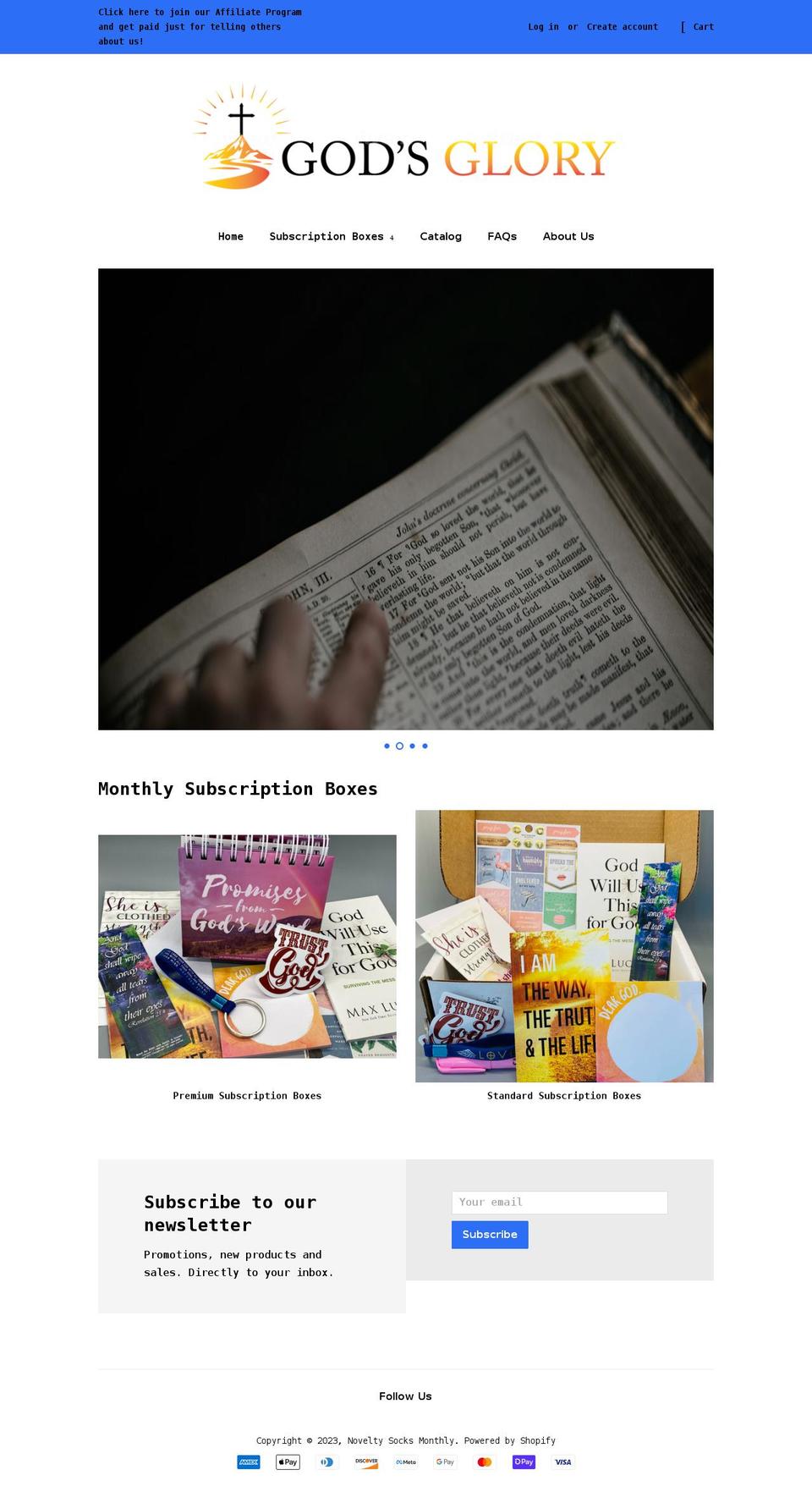 celebrategodsglory.com shopify website screenshot