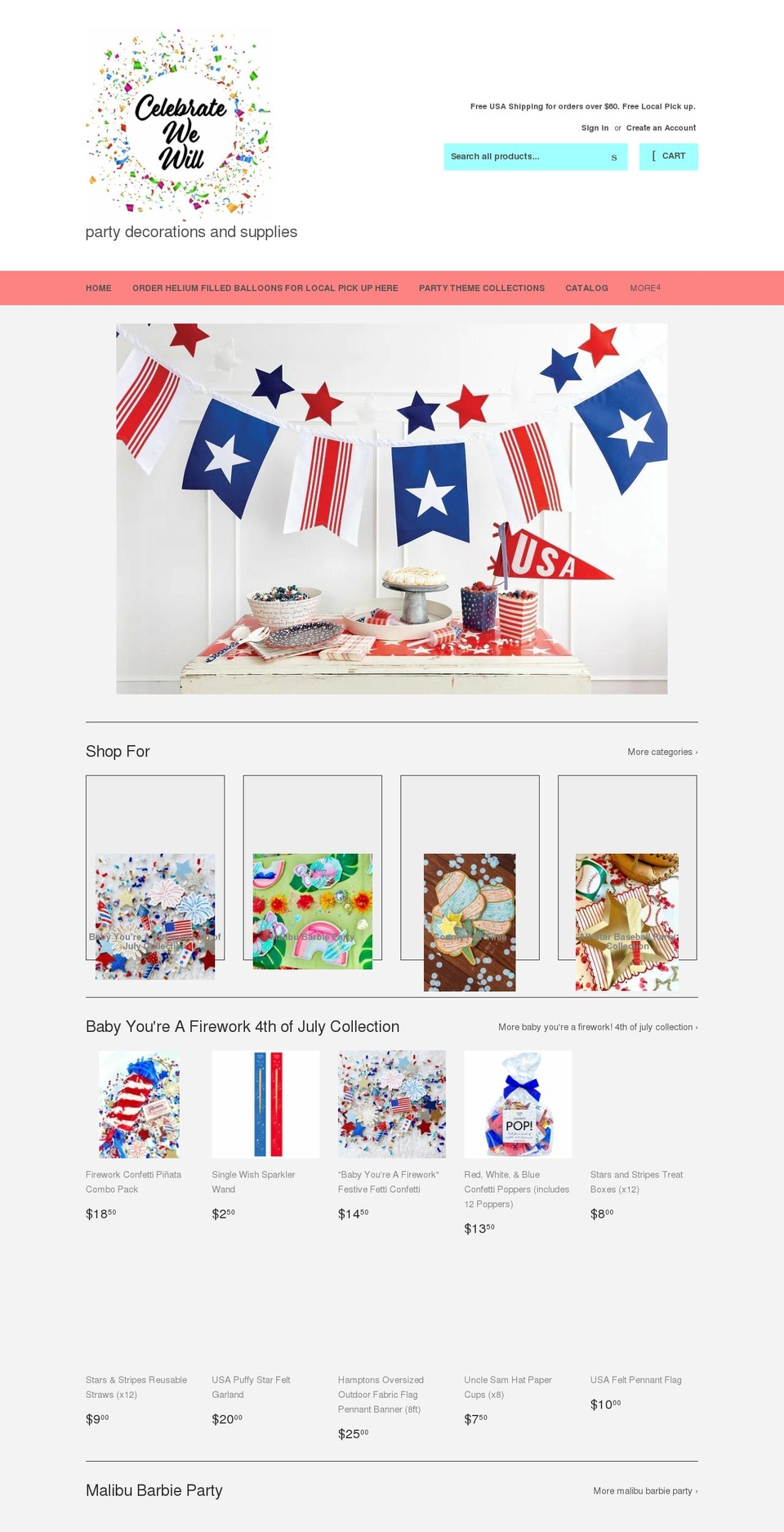 celebratewewilltn.com shopify website screenshot