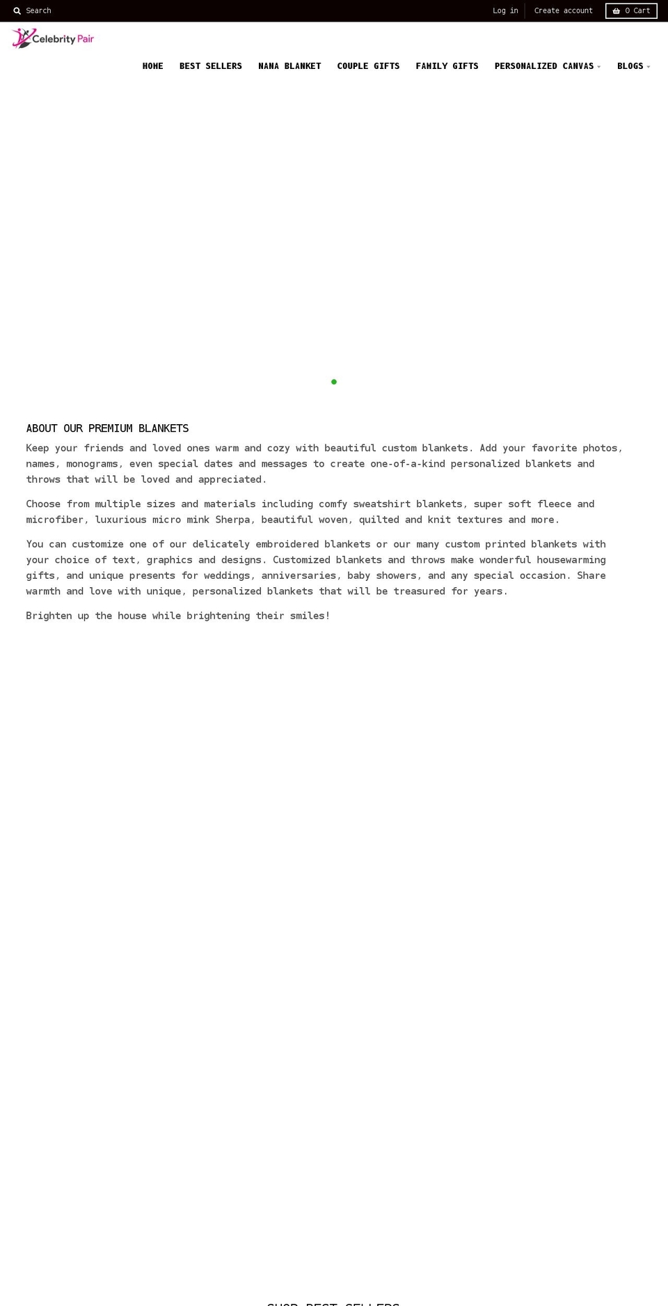celebritypair.com — Shopify storefront screenshot