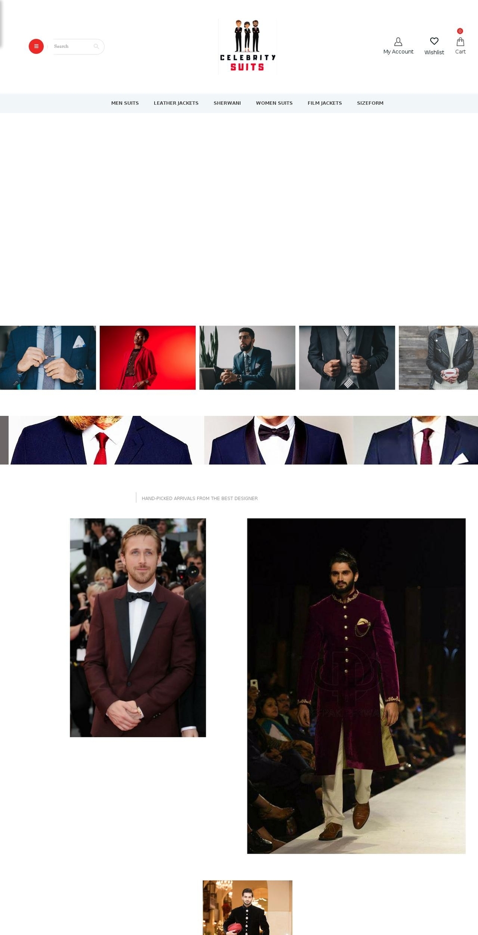 nova-vinova-v1-0-0 Shopify theme site example celebritysuits.com