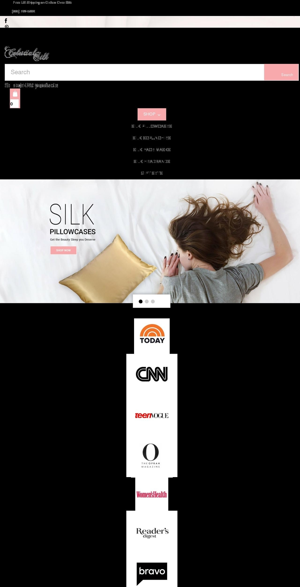 MeroxIO Optimized Latest -- Shopify theme site example celestialsilk.com