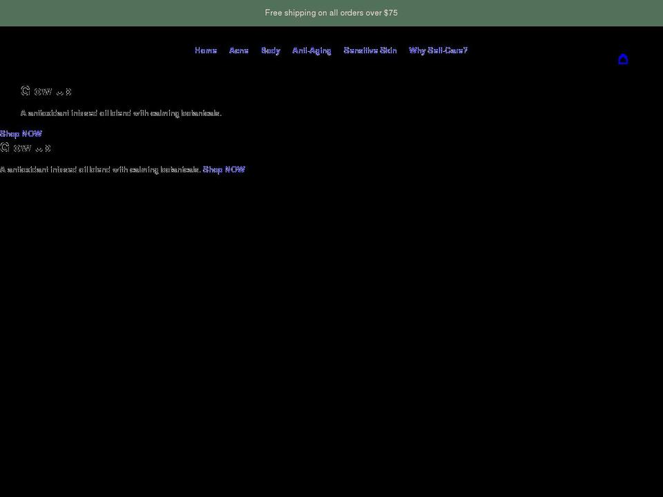 celfcareco.com shopify website screenshot