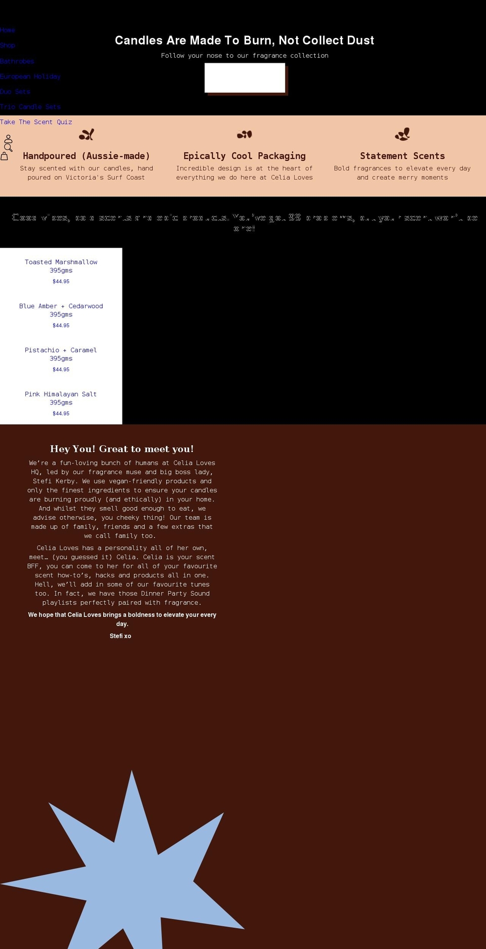 celialoves.com.au shopify website screenshot