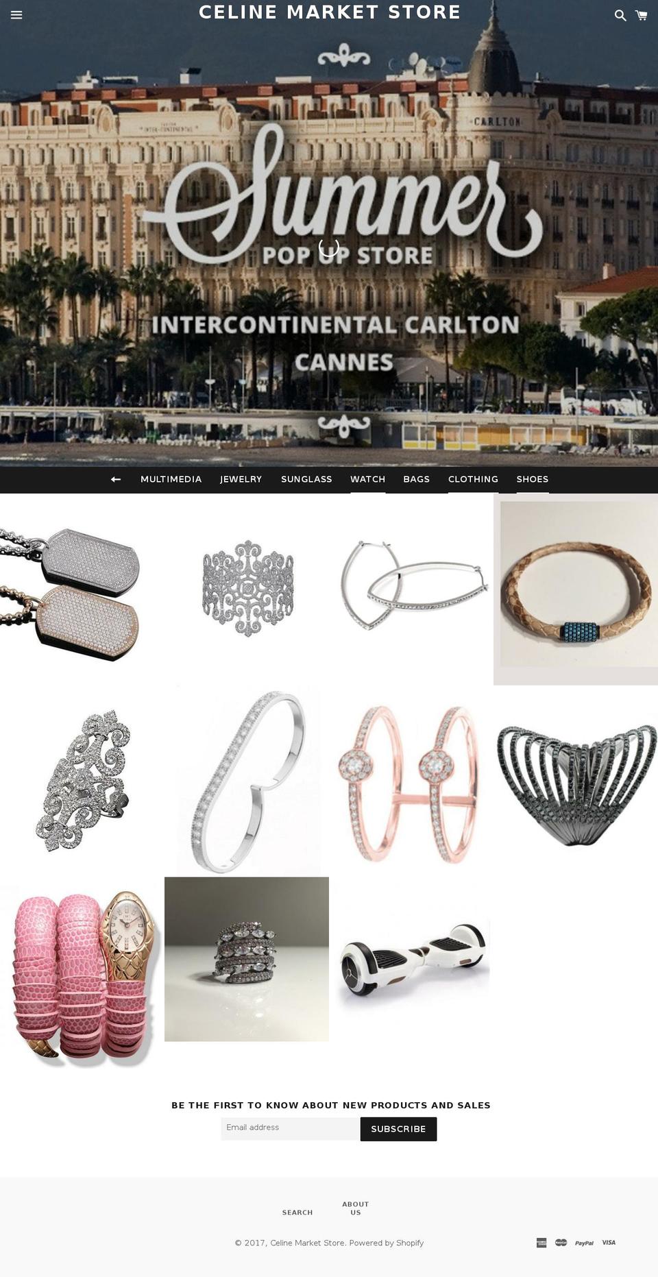 celinemarket.com shopify website screenshot