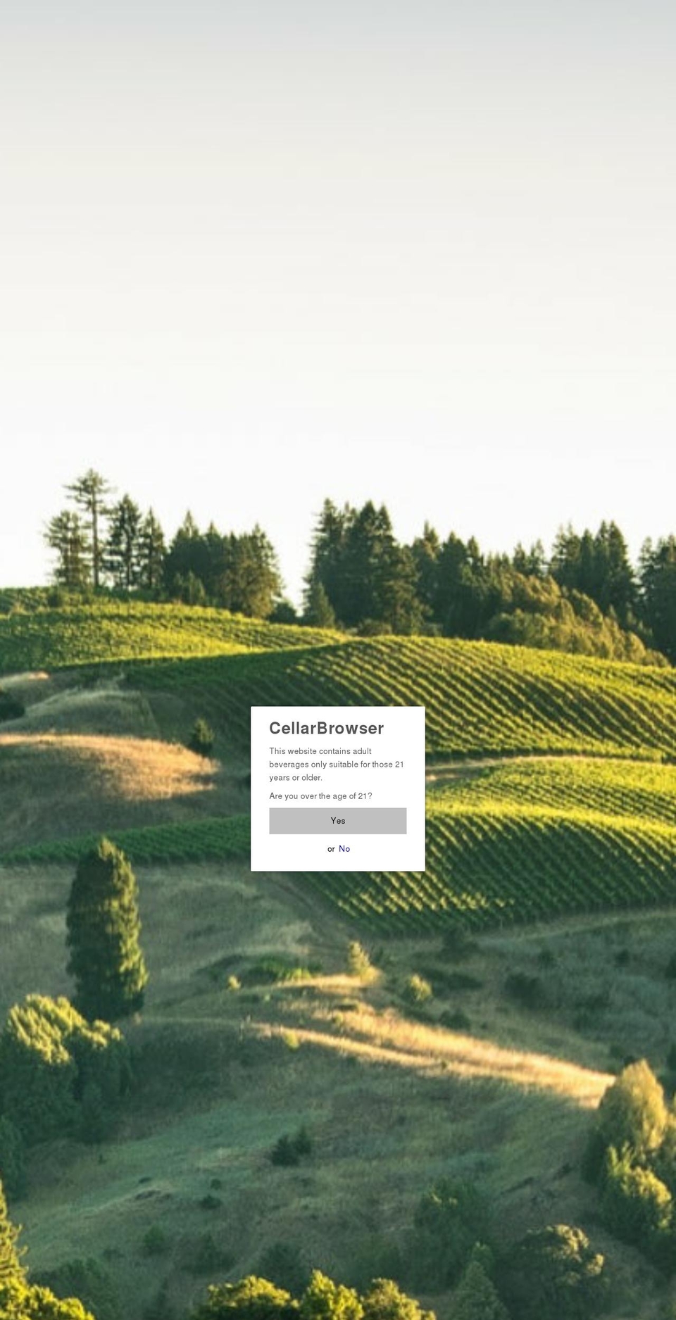 cellarbrowser.com shopify website screenshot