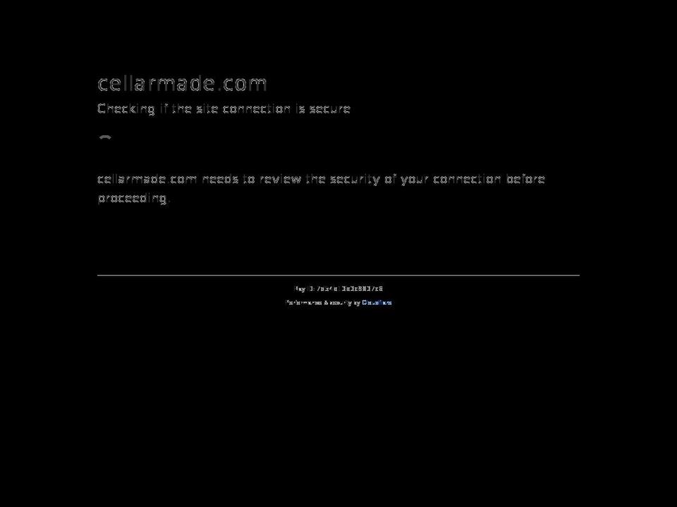 cellarmade.com shopify website screenshot