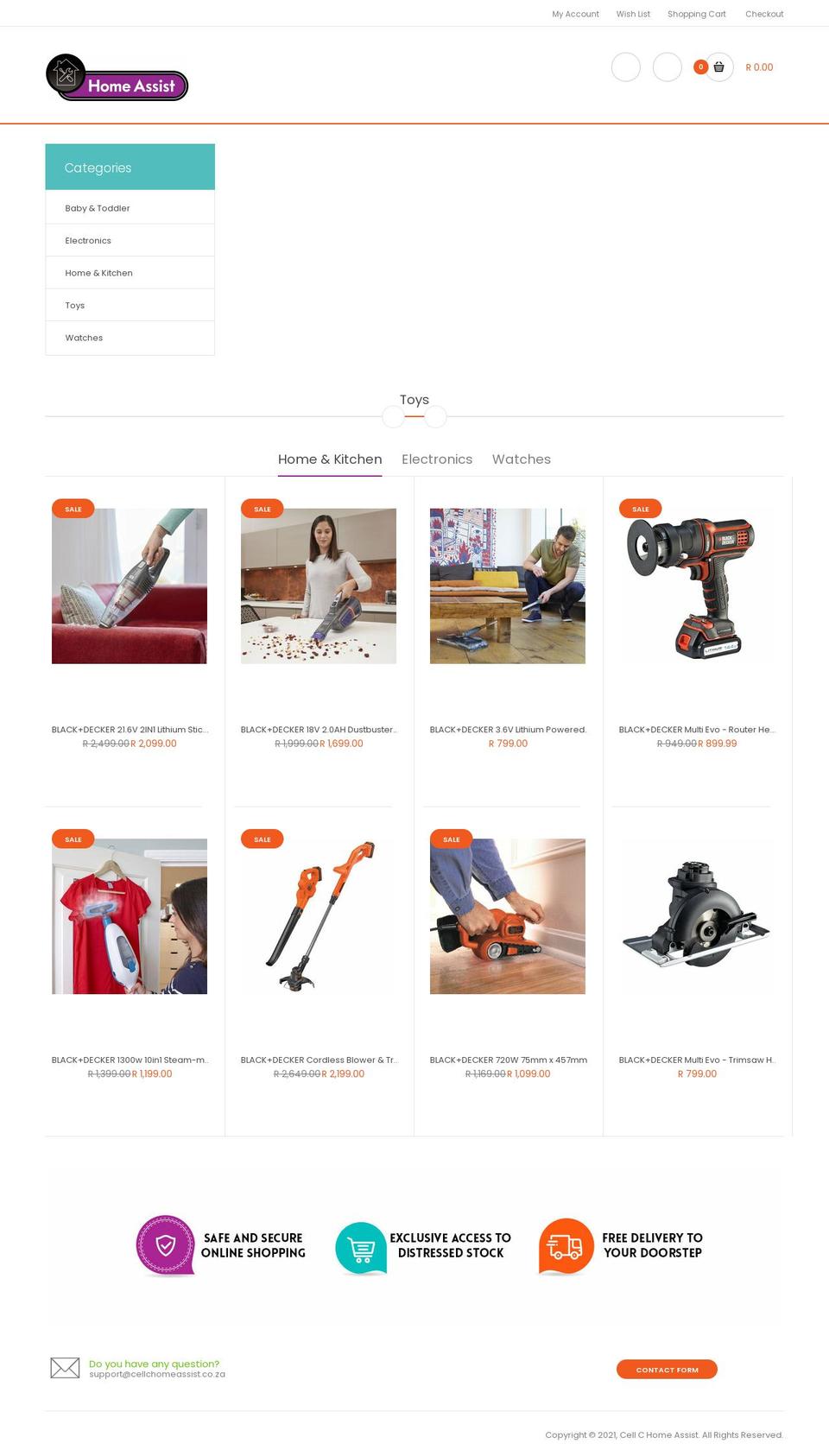 cellc.shop shopify website screenshot