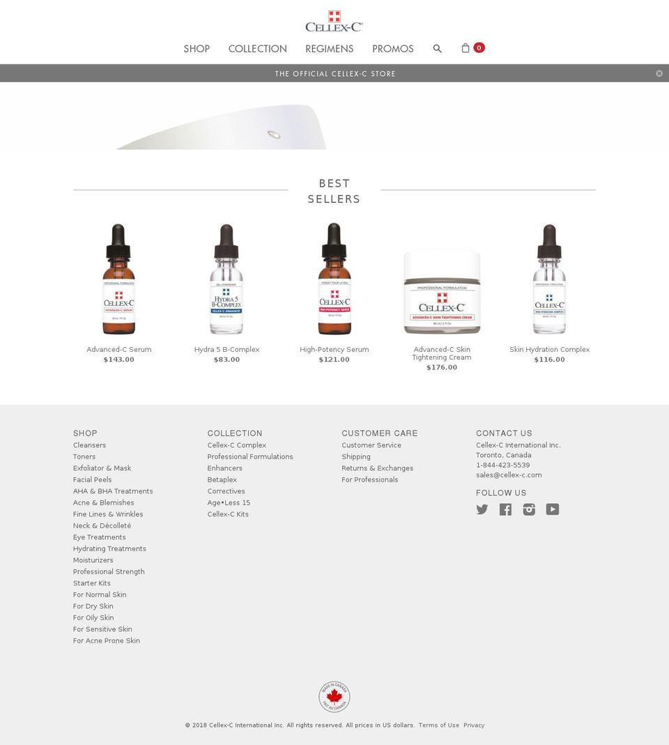 cellexcusa.com shopify website screenshot