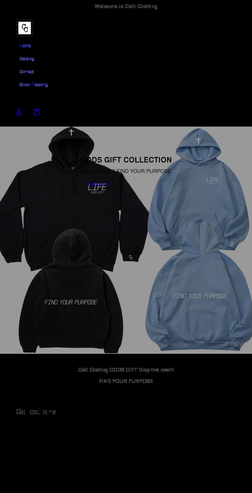 celliclothing.com shopify website screenshot