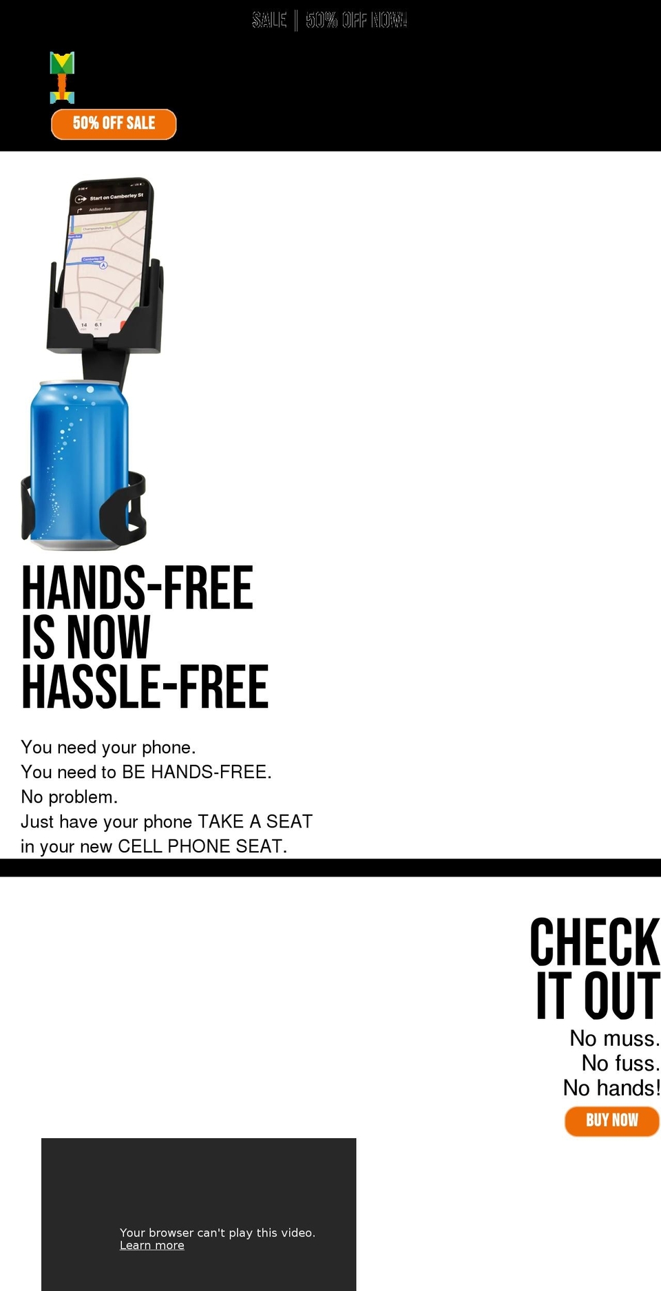 cellphoneseat.com shopify website screenshot