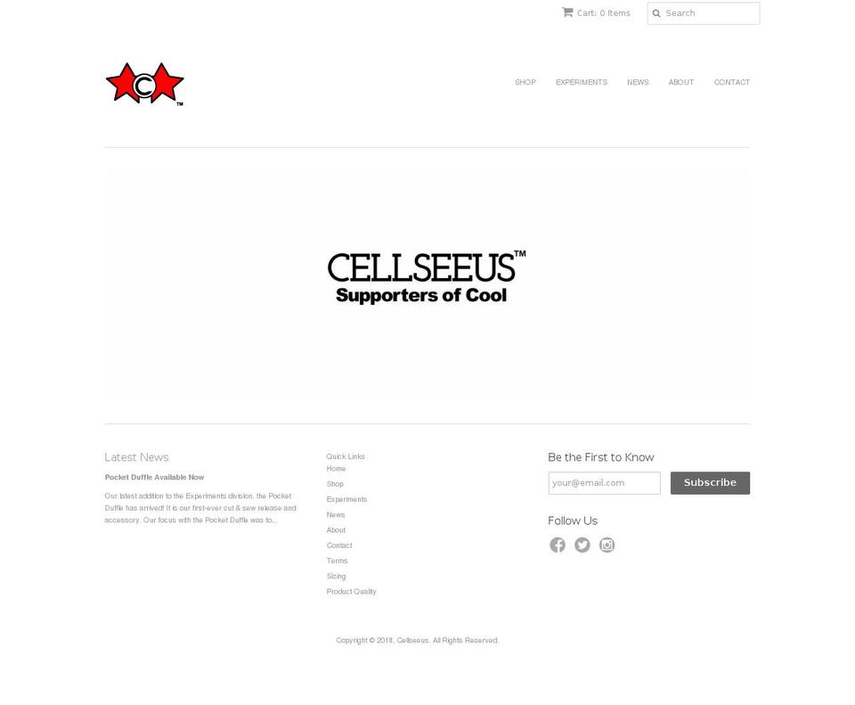 cellseeus-us.com shopify website screenshot
