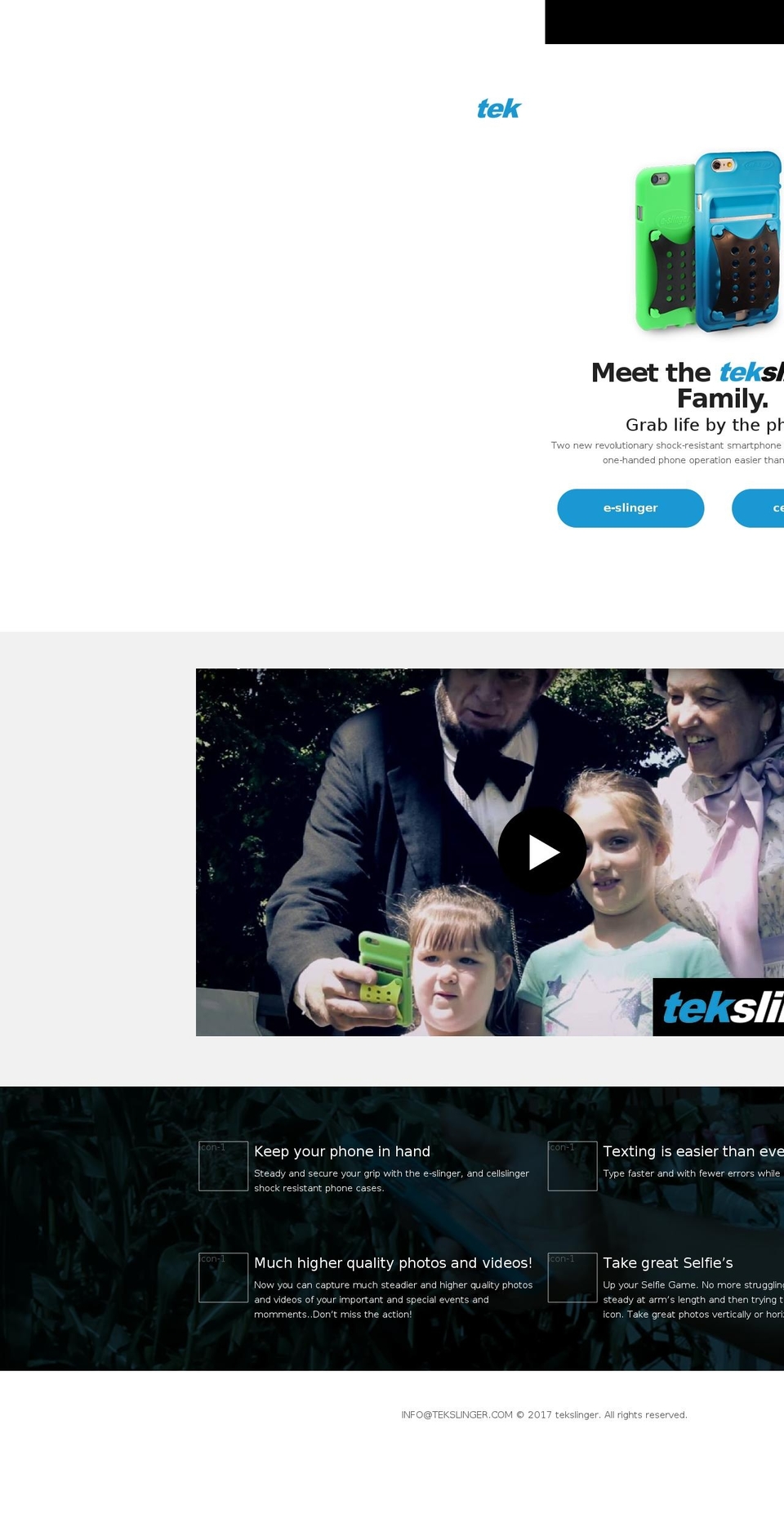 cellslinger.com shopify website screenshot