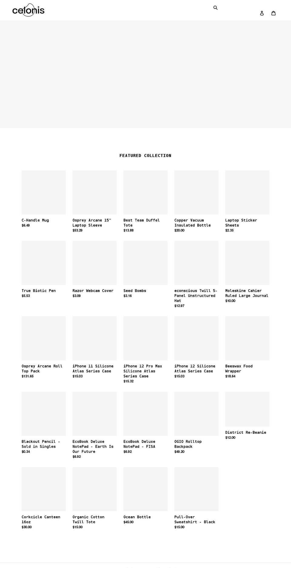 celonis-store.com shopify website screenshot