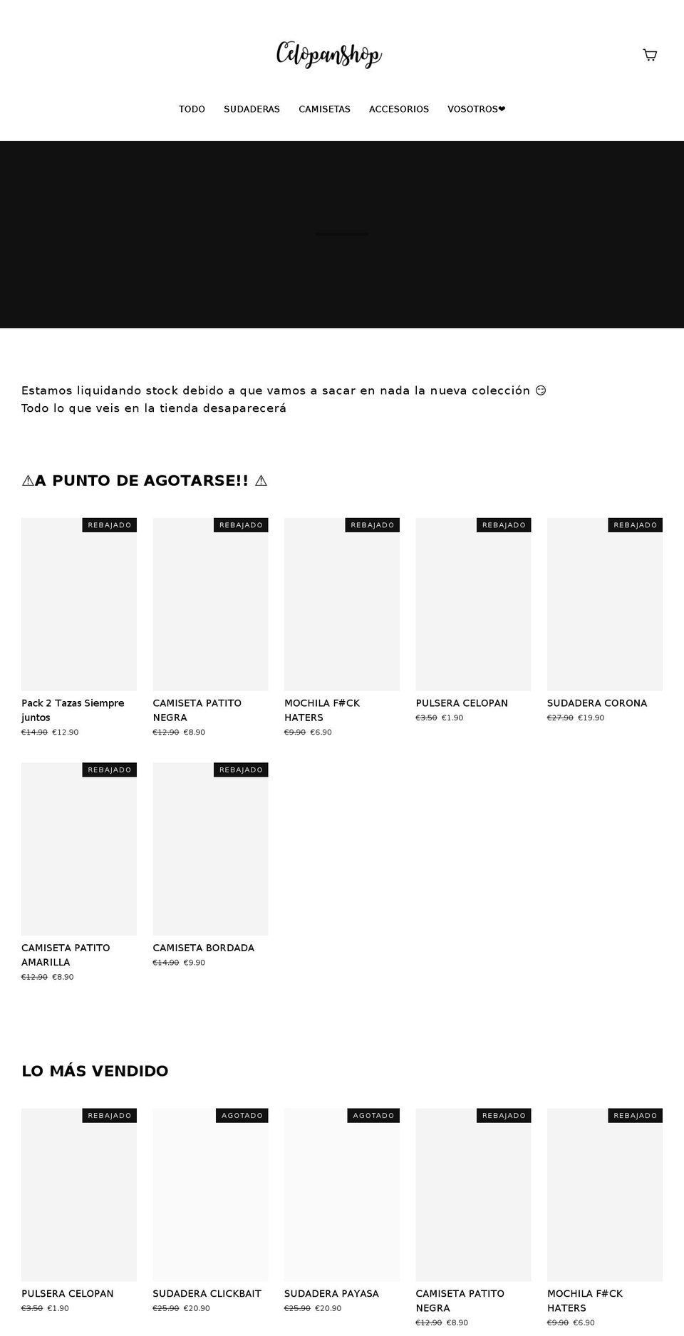 celopanshop.com — Shopify storefront screenshot