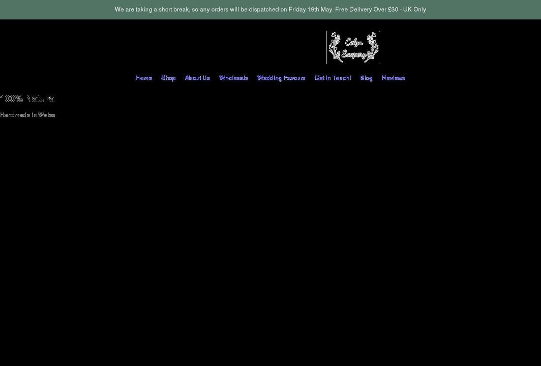 celynsoapery.co.uk shopify website screenshot