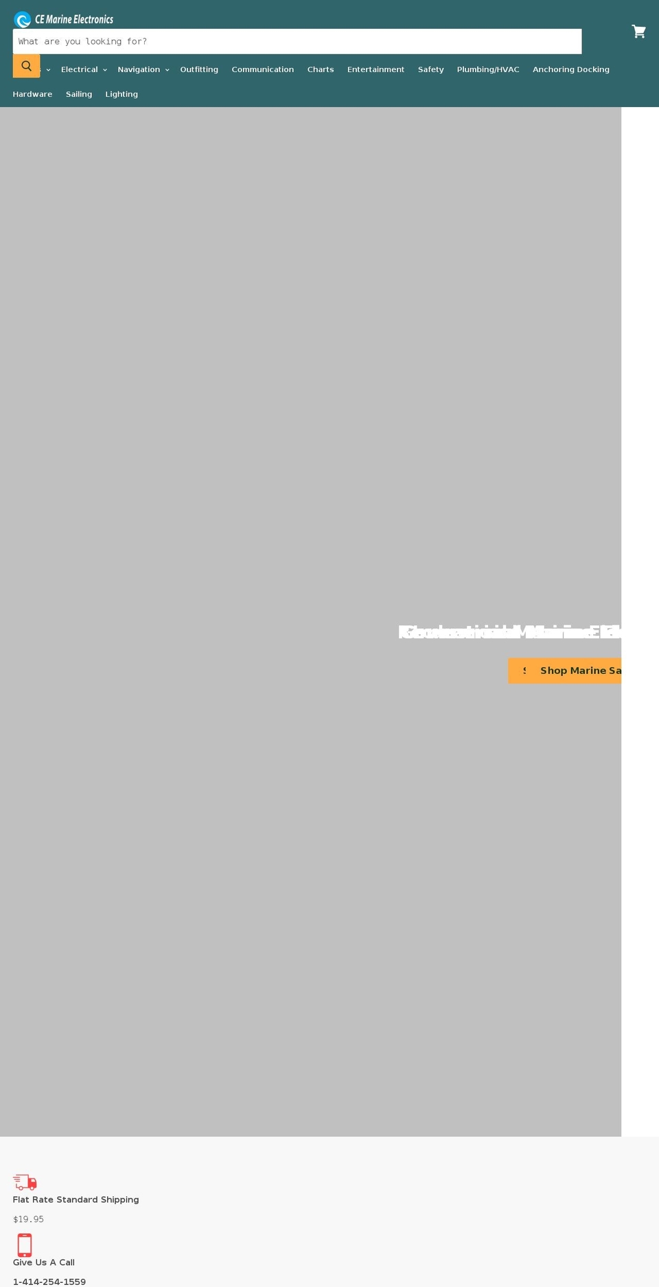 cemarine.com shopify website screenshot