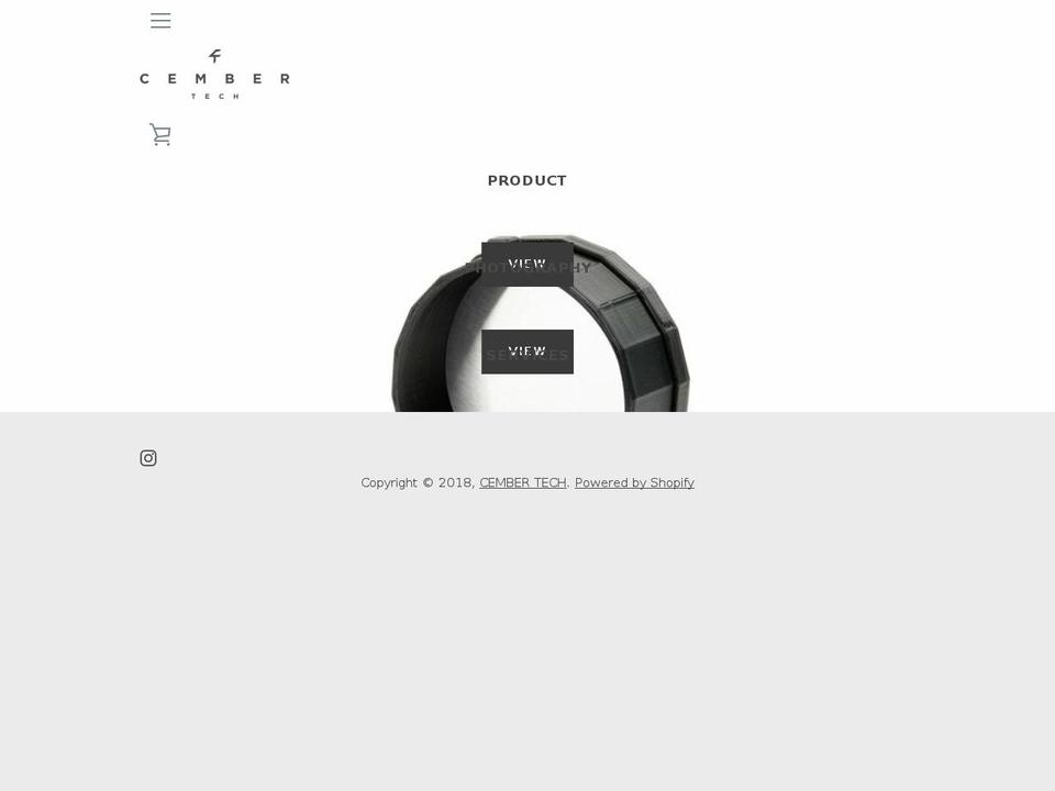 cembertech.com — Shopify storefront screenshot