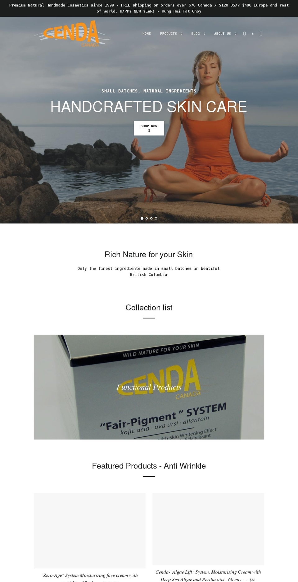 cendacanada.com shopify website screenshot